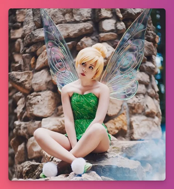 Even mosquito net can become a cosplay material