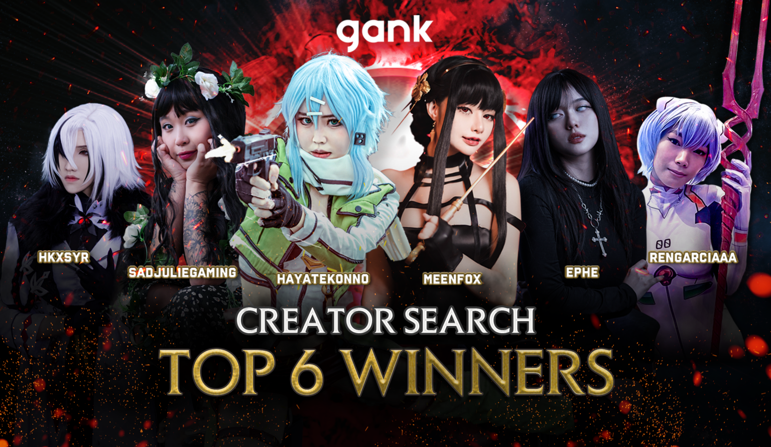 WNNERS ANNOUNCEMENT - Creator Search Campaign
