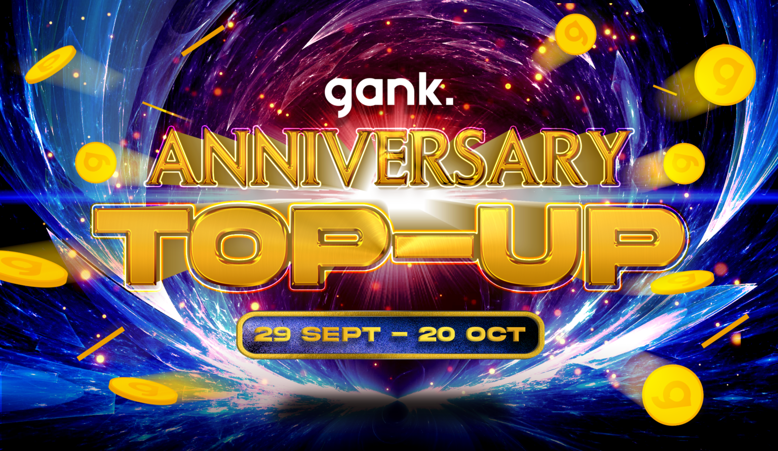 Gank Anniversary Top-up Campaign