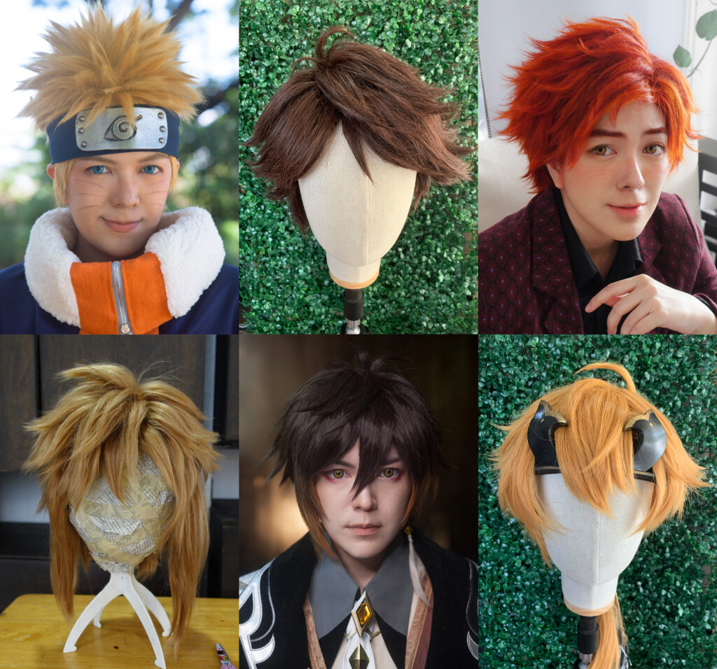 How much are cosplay costumes and their wigs