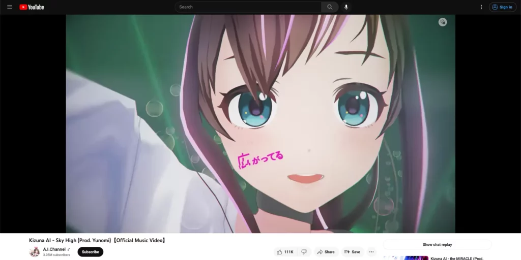 Diverse Content Are One Of The Reasons Why Vtubers Are So Popular, Like Kizuna Ai's Song