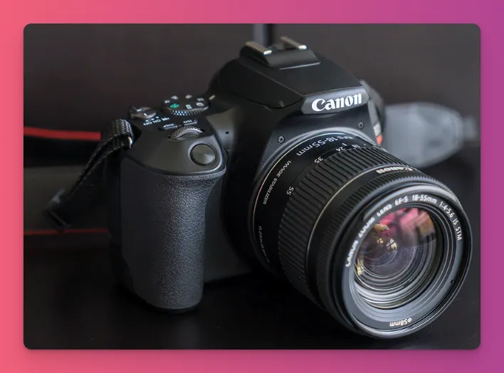 Canon EOS Rebel SL3 as one of the best DSLR for streaming