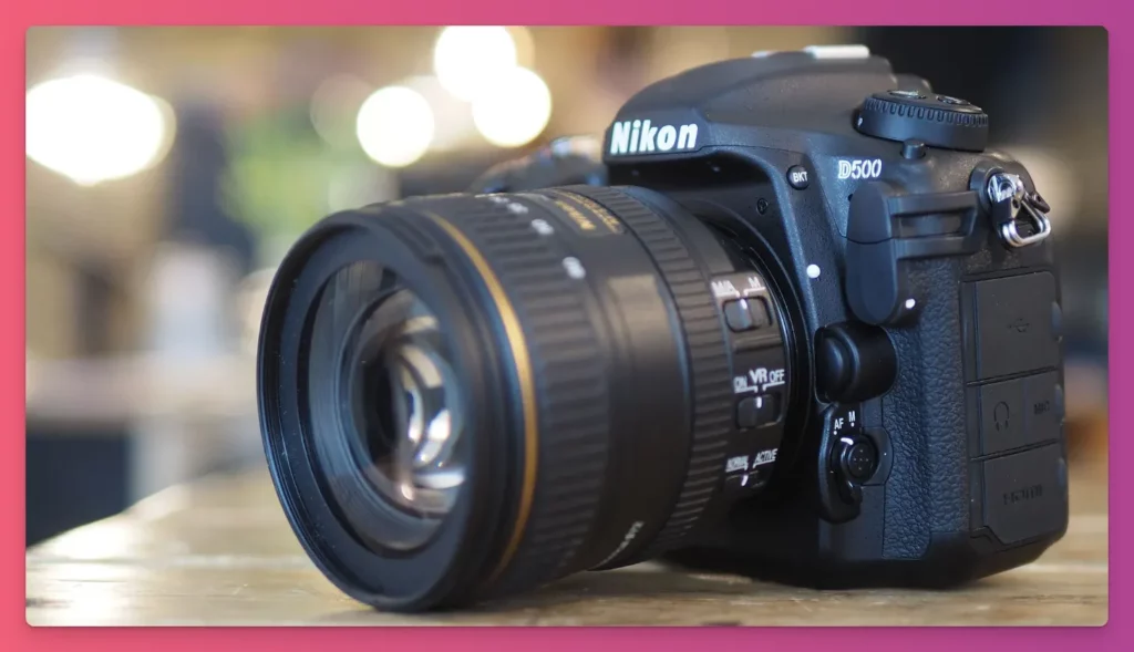 Nikon D500 is also the DSLR camera for streaming you can pick