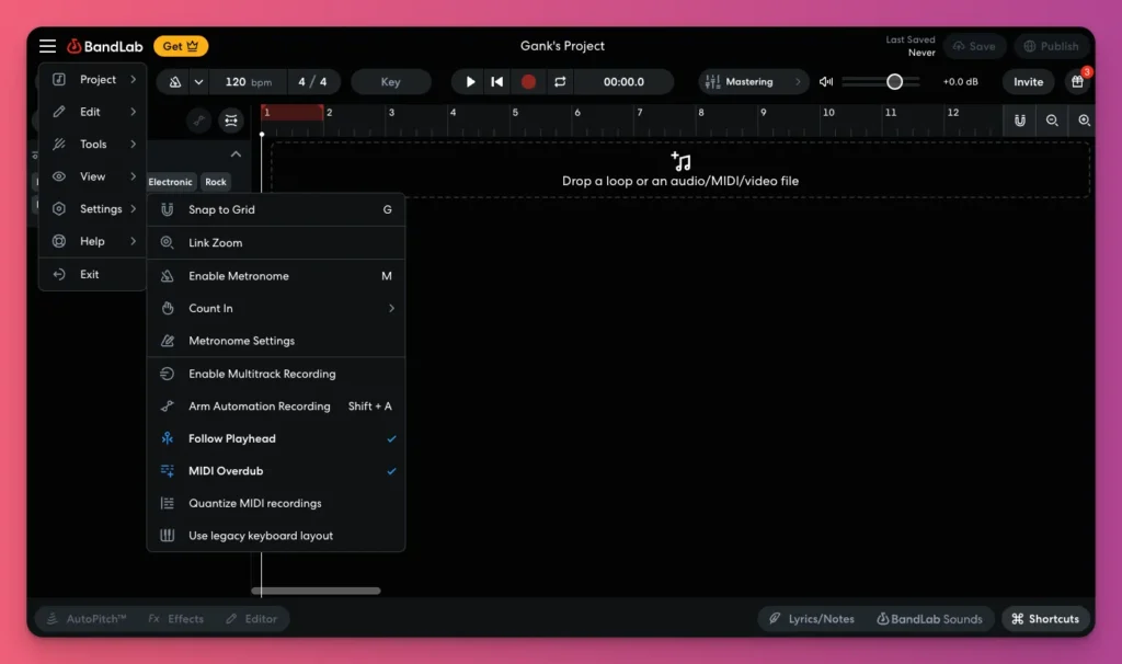 Popular web based music software you can use as a content creator