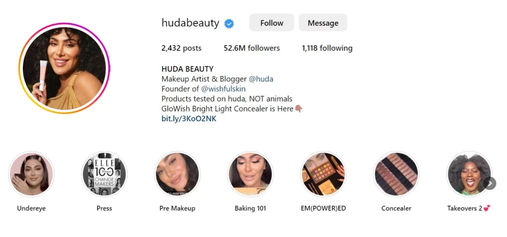 Social Content Creators_Huda Kattan