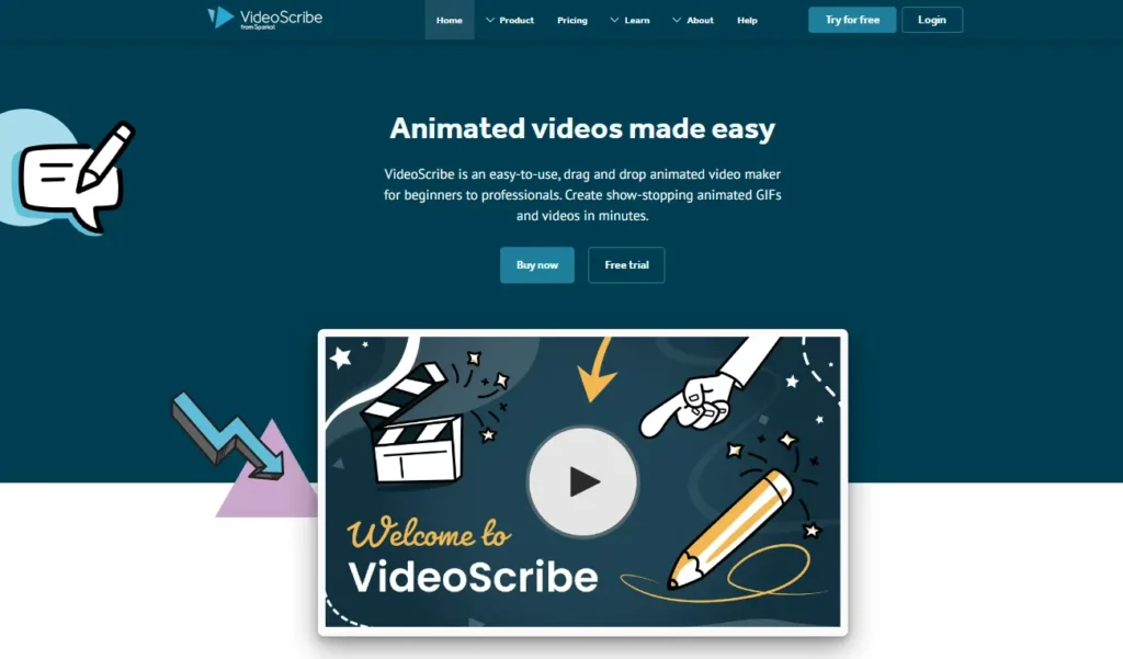VideoScribe is a content creator app