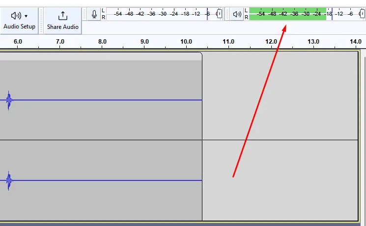 Checking the volume level as a part of how to do voice overs