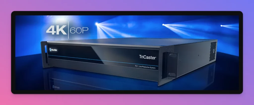 Tricaster TC1 4k live streaming encoder