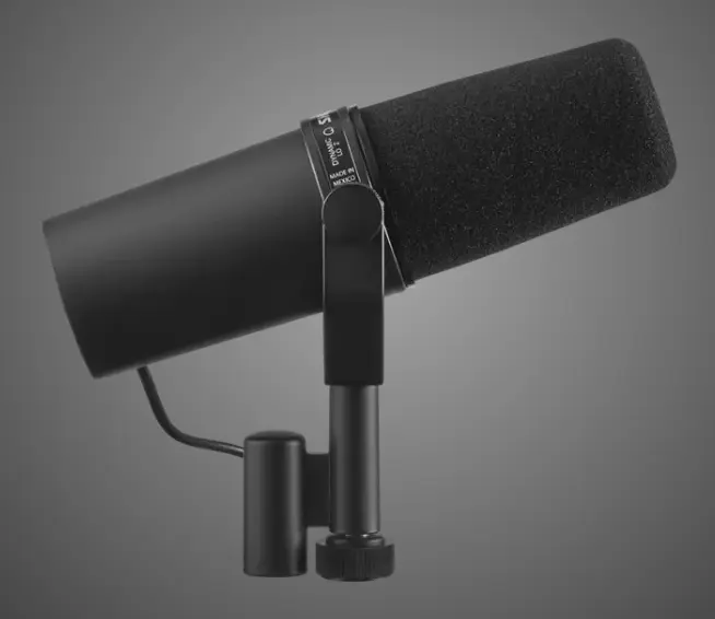 Shure SM7B, one of the best mics for streaming