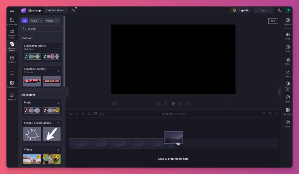 Clipchamp is one of the great video editing software for PC