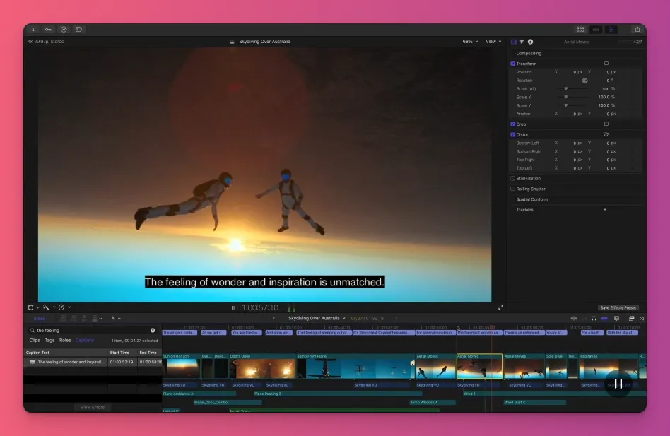 Final Cut Pro is surely a recommended video editing software for Mac