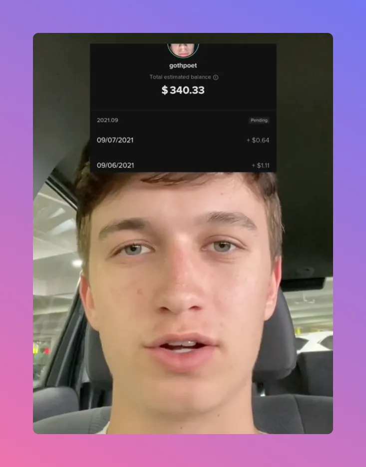 How much does TikTok pay? A user shared his payment of USD 340 from the Creator Fund