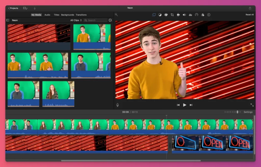 Imovie is one of the best video editing software for apple users