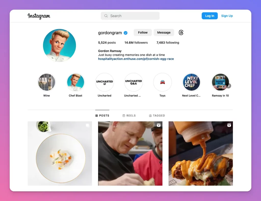 Influencers on social media can be anyone from musician, gamers to chef like Gordon Ramsay