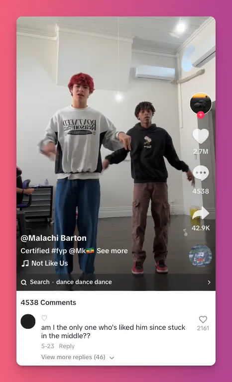 Keep an eye on Trends to find the best time to post on TikTok