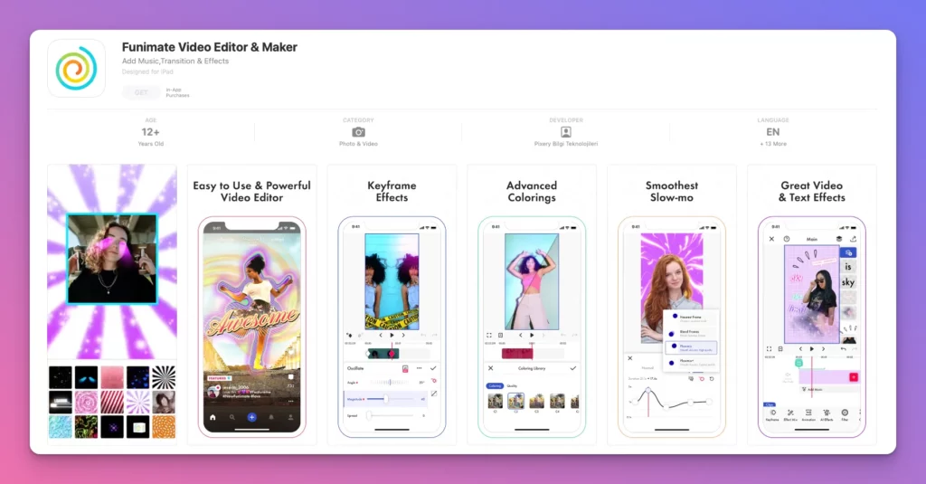 Funimate is Instagram Reels app available on iOS and Android