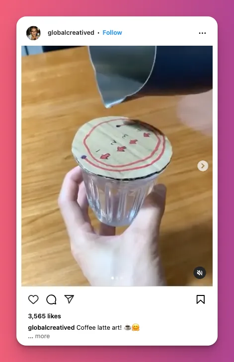 You can share tutorials using an Instagram carousel