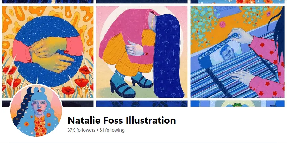 Facebook cover photo as a little portfolio