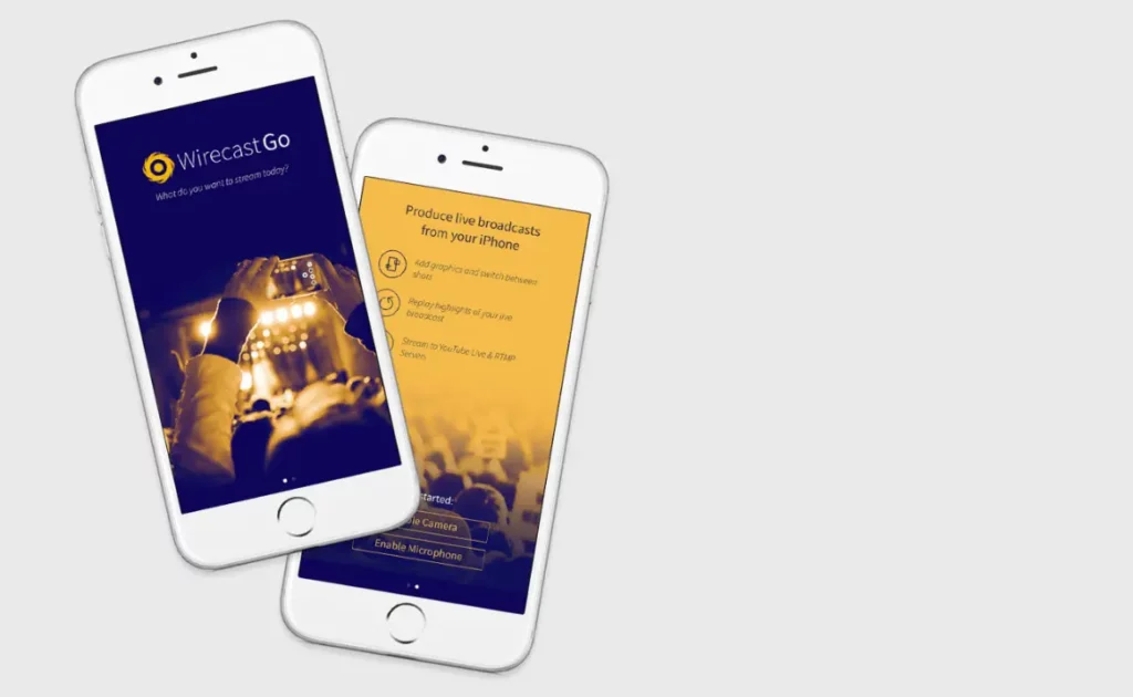 Wirecast Go is one of the best live streaming apps for iPhone
