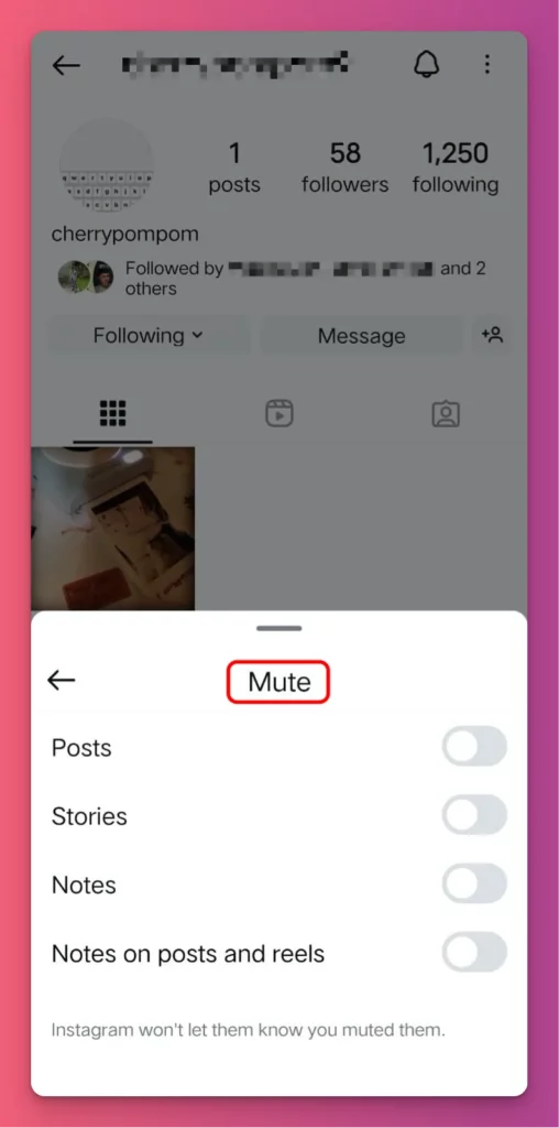 How to mute someone on Instagram