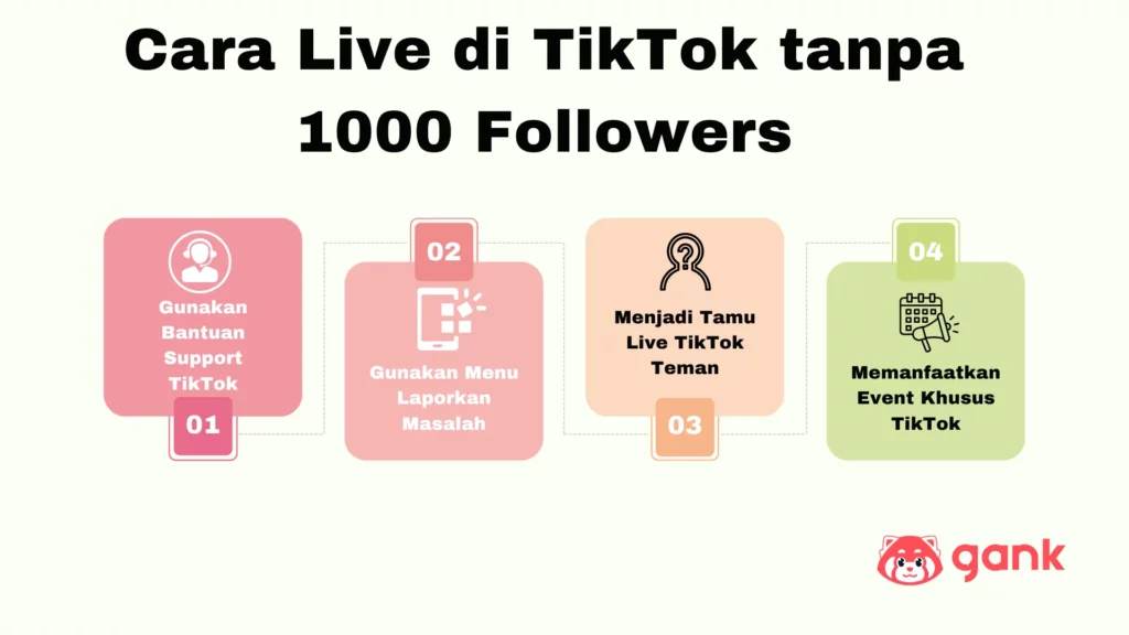 Cara Live di TikTok tanpa 1000 Followers