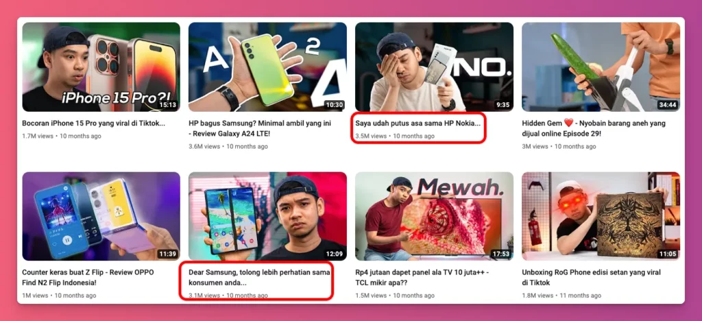 Contoh influencer di niche teknologi adalah David Gadgetin