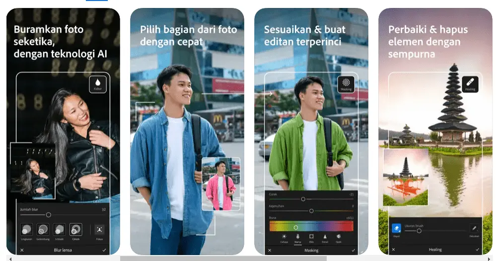 adobe lightroom merupakan aplikasi konten kreator untuk edit foto