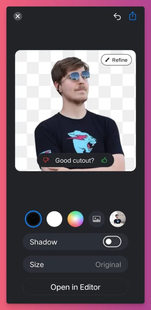 PixelCut adalah salah satu aplikasi pengubah background foto buat kamu