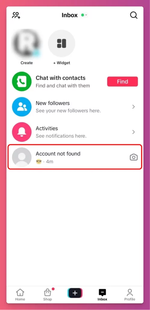 How do you know if someone blocked you on TikTok? They're labeled as Account Not Found