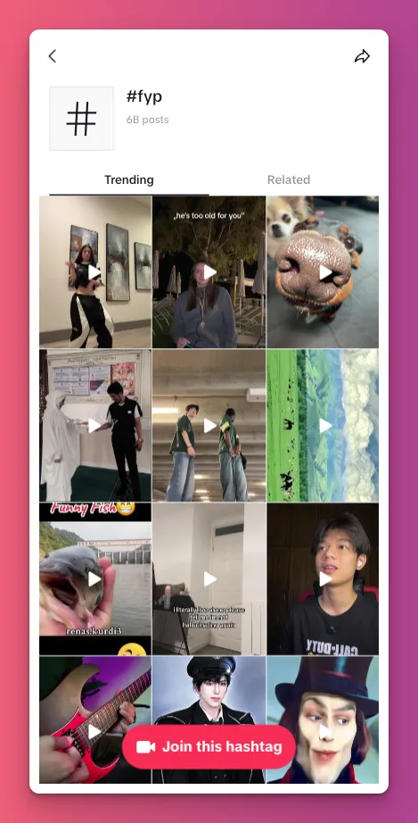 Using the right hashtags is one of the ways on how to get more views on TikTok