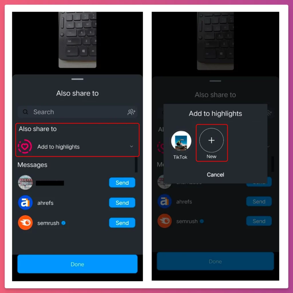 How to make highlights on Instagram? Add to Highlights on the menu Also Share to