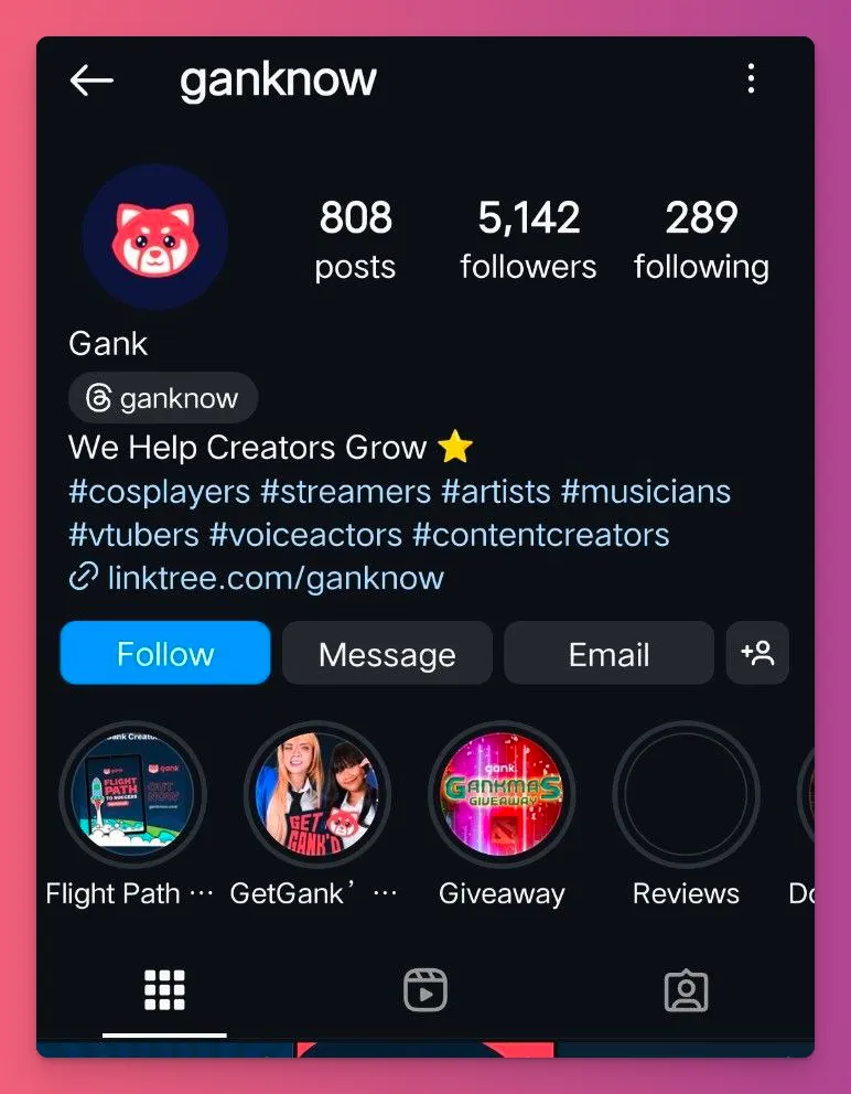 What is Instagram Highlights It is a collections of IG Stories as used by Gank here