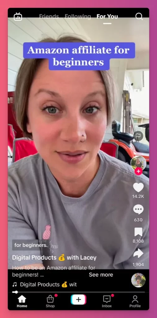 how to get paid on TikTok from affiliates