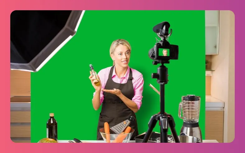 How to use a green screen, set it steady and position yourself correctly