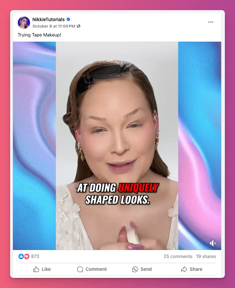 The best posting times on Facebook for Nikkie Tutorials are around 11 AM