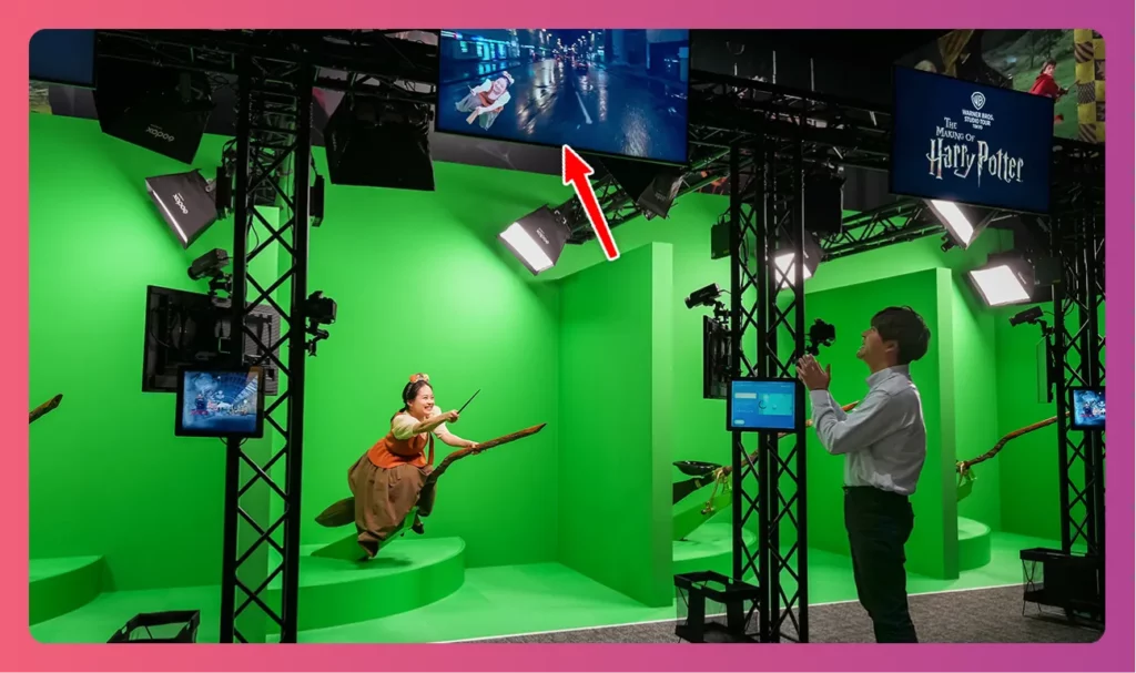 What is a Green Screen? It is a green background to make content more immersive