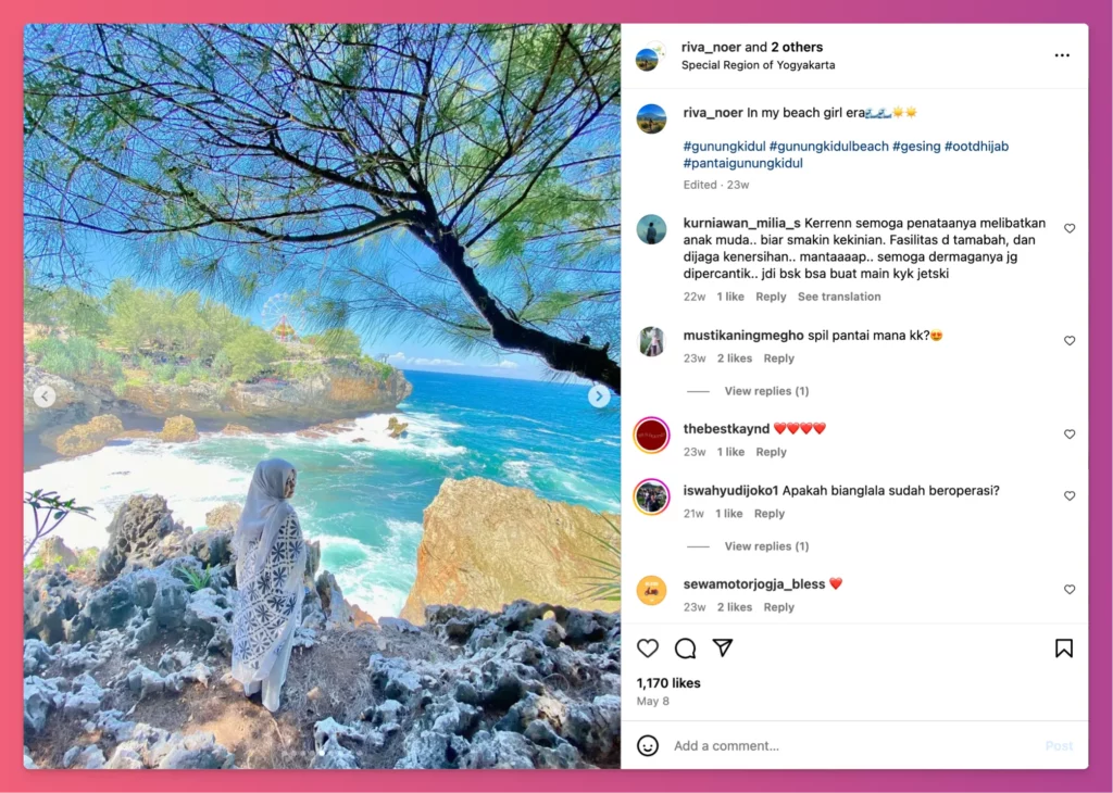 algoritma Instagram juga akan melihat relevansi konten agar sesuai minat pengguna