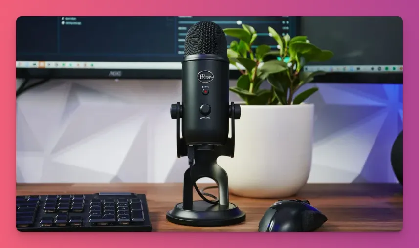 Affordable microphone like Blue Yeti can be one of the podcast equipment you should have