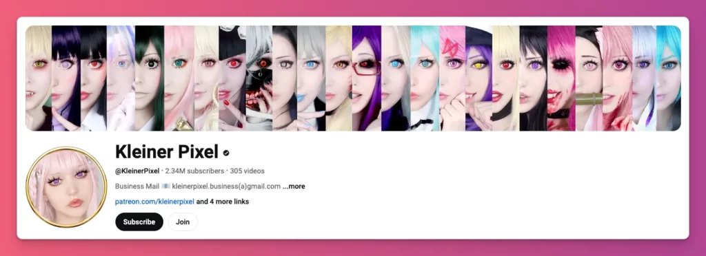 You can use collage as your YouTube banner photo