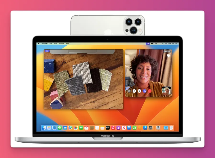 How to use iPhone as webcam? Simply use the Apple Continuity Camera feature