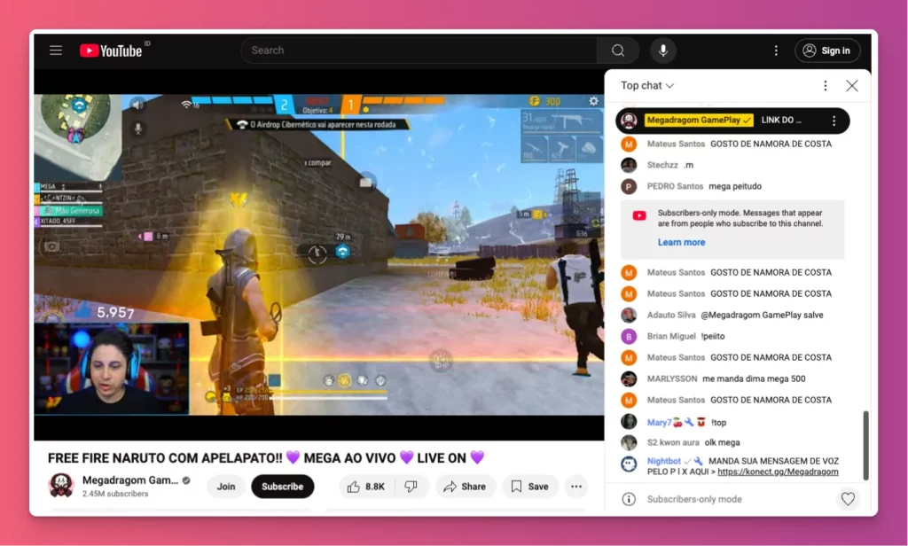 Sebagai streamer kamu bebas menggunakan platform apapun termasuk YouTube Live