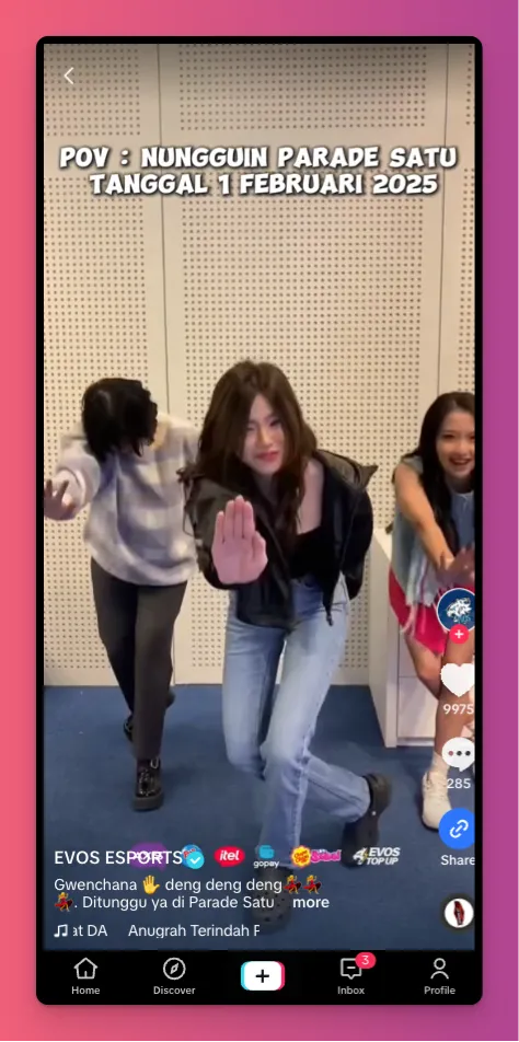 ide konten TikTok dance challenge