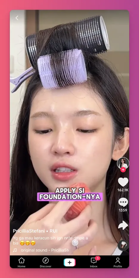 ide konten TikTok make up juga cocok untuk viewer TikTok