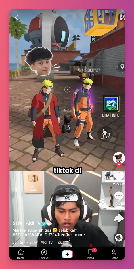 konten TikTok yang paling banyak diminati salah satunya konten gameplay