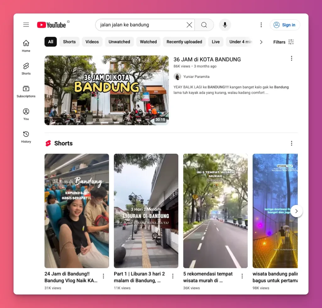 Cara membuat vlog bisa dimulai dengan cek kompetitor
