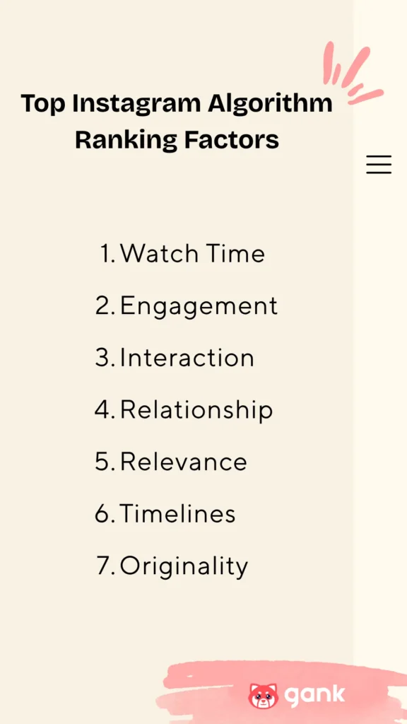 Top Instagram Ranking Signals