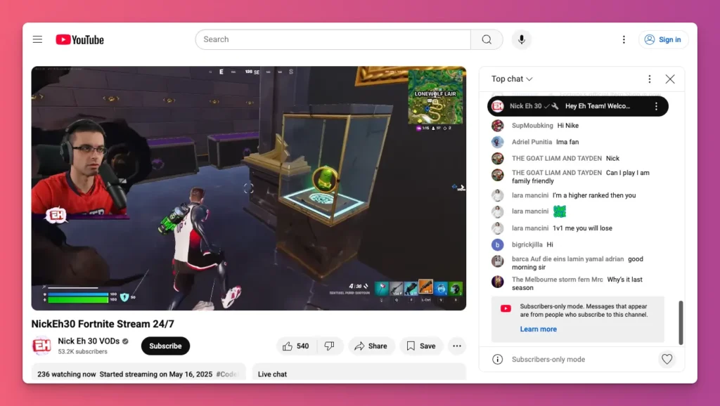 YouTube Live is a feature to broadcast live in front of your audience