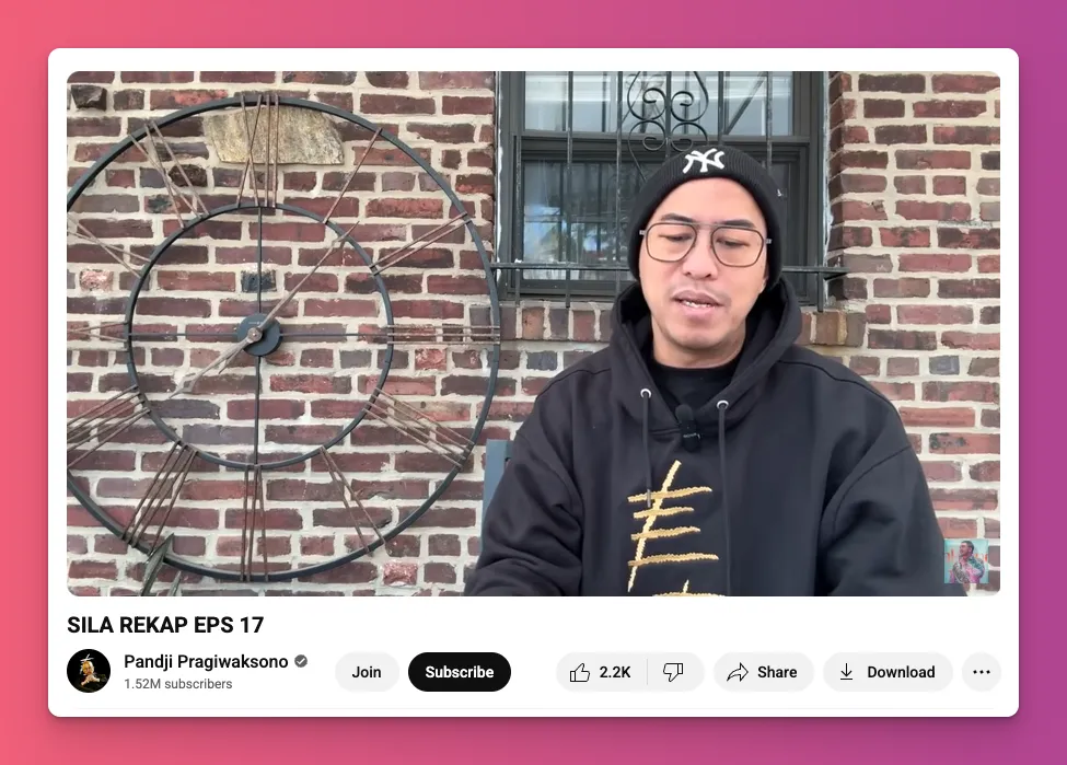 Cara bikin konten YouTube harus mempertimbangkan lokasi take