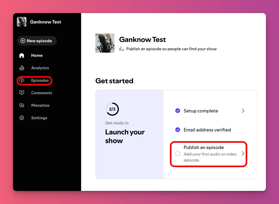 How to make a podcast on Spotify? Make sure you create your episodes