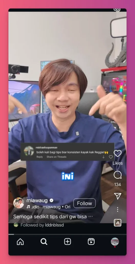 Kamu bisa bangun personal branding dengan mini vlog di platform tertentu
